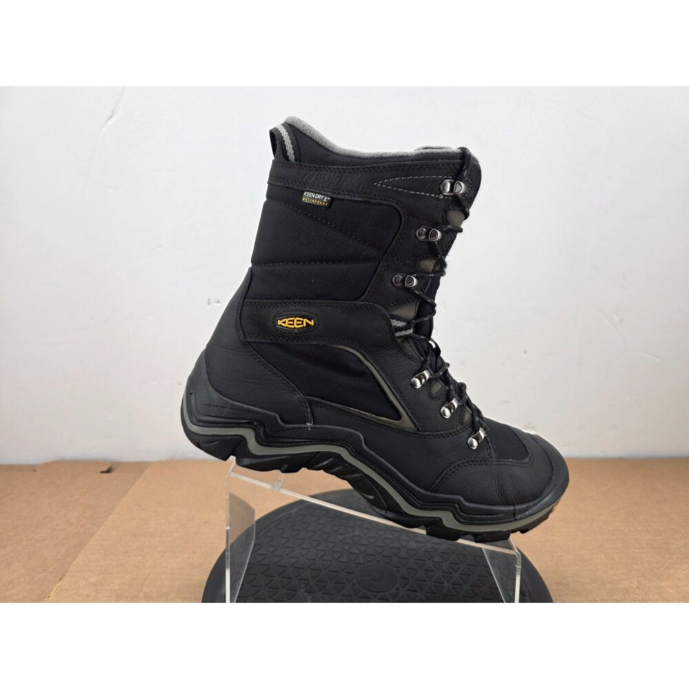Keen Mens Durand Polar Winter Boots 400gram Men’s Sz 13 Black/Gargoyle -40F